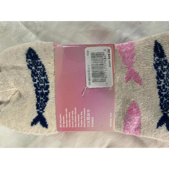 Moon Cake cushioned mid-crew socks 5 pair NWT - Picture 7 of 7